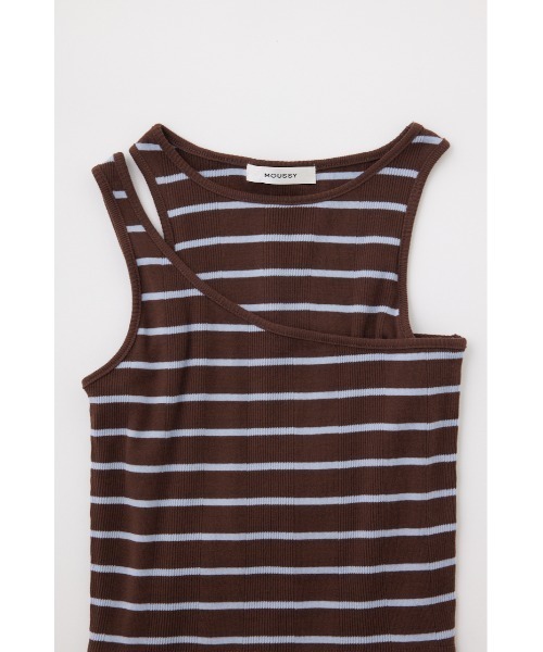 MOUSSY（マウジー）の「LAYER RIB TANK セット（タンクトップ・レディース・イエロー/ネイビー/ブラウン系その他・FREE）」の18枚目の写真