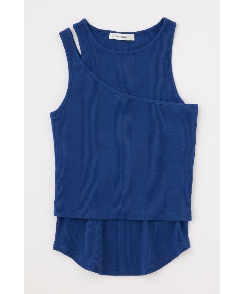 MOUSSY（マウジー）の「LAYER RIB TANK セット（タンクトップ・レディース・イエロー/ネイビー/ブラウン系その他・FREE）」の13枚目の写真