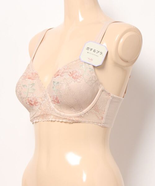 Triumph(トリンプ)の「【自然に盛れる】【痛くならないエンジェルワイヤー】恋するブラ583 ブラジャー【D,Eカップ】TR583 WHU(ブラジャー・レディース・ベージュ/グリーン/ホワイト・D75/D85/D70/D80/D65/E80/E65/D90/E70/E75)」の11枚目の写真
