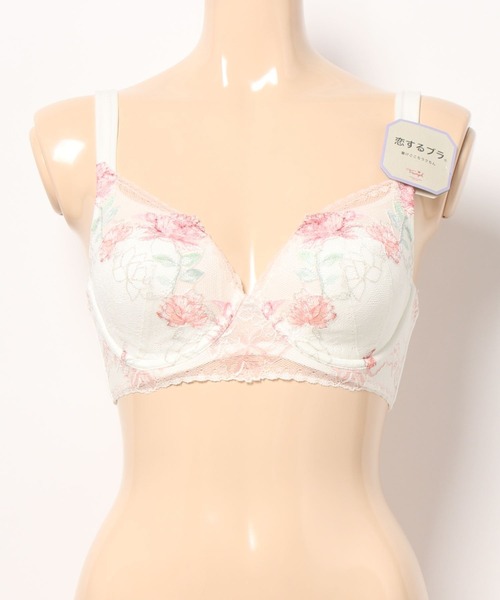 Triumph(トリンプ)の「【自然に盛れる】【痛くならないエンジェルワイヤー】恋するブラ583 ブラジャー【D,Eカップ】TR583 WHU(ブラジャー・レディース・ベージュ/グリーン/ホワイト・D75/D85/D70/D80/D65/E80/E65/D90/E70/E75)」の15枚目の写真