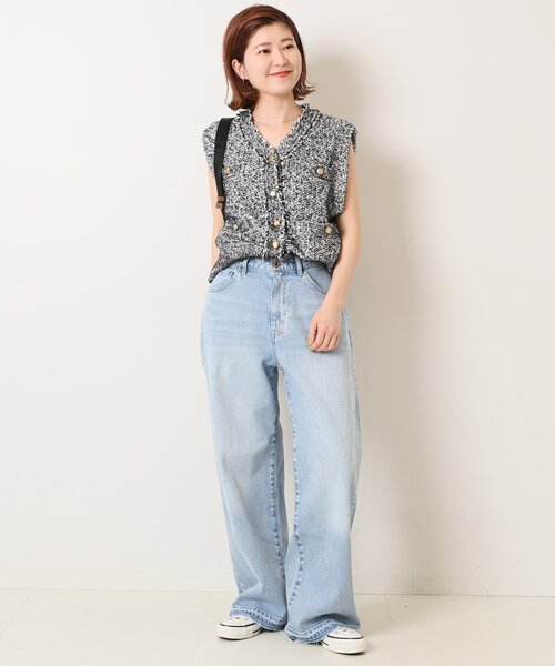 新品♥大人気‼︎spick&span 5 1/2 ルーズストレートデニム セール】≪追加≫5 1/2 LOOSE-STRAIGHT DENIM（デニムパンツ）｜Spick
