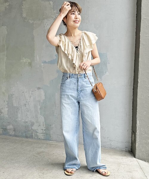 セール】≪追加≫5 1/2 LOOSE-STRAIGHT DENIM（デニムパンツ