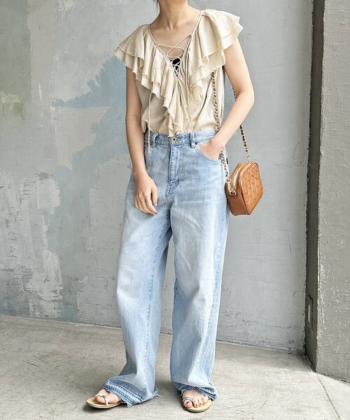セール】≪追加≫5 1/2 LOOSE-STRAIGHT DENIM（デニムパンツ）｜Spick