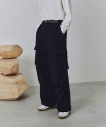tk.TAKEO KIKUCHI | 【WEB限定】ワイドカーゴスラックス(カーゴパンツ)