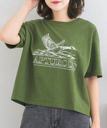 かすれプリントTEE