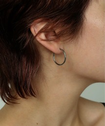 金属アレルギー対応 シンプルフープピアス 20mm 316L