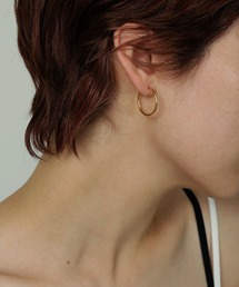 金属アレルギー対応 シンプルフープピアス 20mm 316L