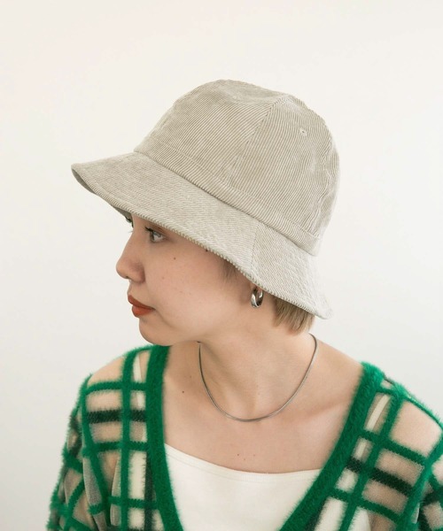 KBF（ケイビーエフ）の「コーデュロイバケットHAT（ハット・レディース・ベージュ系その他/ブラック・ONE）」の10枚目の写真