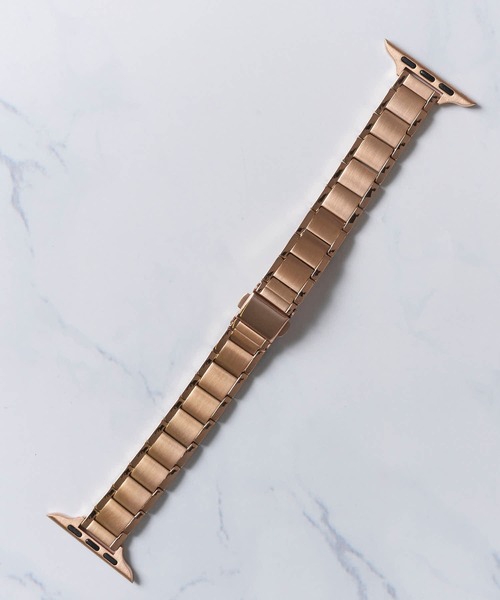 zandy（ズィーアンドワイ）の「【zandy / ズィー・アンド・ワイ】アップルウォッチバンド ラインステンレスバンド（デジタル腕時計・レディース・アンティークシルバー/ピンクゴールド/ブラック/シルバー・SMALL/MEDIUM）」の8枚目の写真