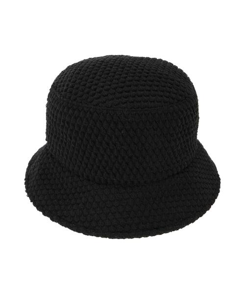 ehka sopo（エヘカソポ）の「ネット編みバケットハット（ハット・レディース・カーキ/ブラック/ベージュ・F）」の13枚目の写真