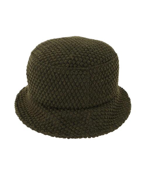 ehka sopo（エヘカソポ）の「ネット編みバケットハット（ハット・レディース・カーキ/ブラック/ベージュ・F）」の15枚目の写真