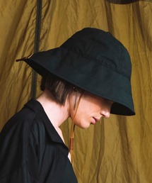 BETON CIREベトンシレ帽子ハットCHALUTIERシャルティ黒ブラックL フランス Beton Cire(べトン シレ) レインプルーフハット