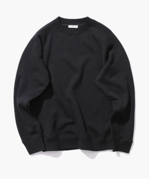 ATON(エイトン)の「ATON(エイトン)ZERO TSURI URAKE | SWEAT SHIRTS(スウェット・メンズ・ホワイト/ブラック・2/4/6)」の1枚目の写真
