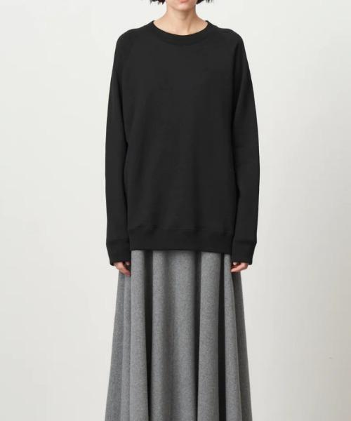 ATON(エイトン)の「ATON(エイトン)ZERO TSURI URAKE | SWEAT SHIRTS(スウェット・メンズ・ホワイト/ブラック・2/4/6)」の5枚目の写真