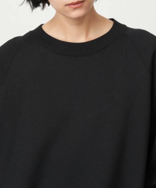 ATON(エイトン)の「ATON(エイトン)ZERO TSURI URAKE | SWEAT SHIRTS(スウェット・メンズ・ホワイト/ブラック・2/4/6)」の4枚目の写真