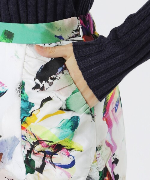 LOVELESS（ラブレス）の「【KANAKO SASAKI】コラボレーション　マルチカラードロストスカート（スカート・レディース・オフホワイト・34/36）」の2枚目の写真