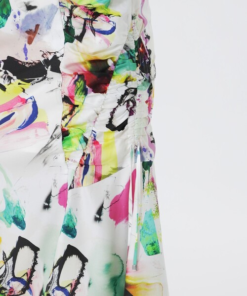 LOVELESS（ラブレス）の「【KANAKO SASAKI】コラボレーション　マルチカラードロストスカート（スカート・レディース・オフホワイト・34/36）」の7枚目の写真