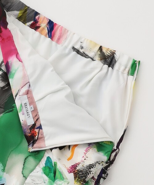 LOVELESS（ラブレス）の「【KANAKO SASAKI】コラボレーション　マルチカラードロストスカート（スカート・レディース・オフホワイト・34/36）」の8枚目の写真