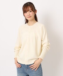 【カラー追加/コットンカシミヤ/日本製/ワンマイルウエア】カーディガン
