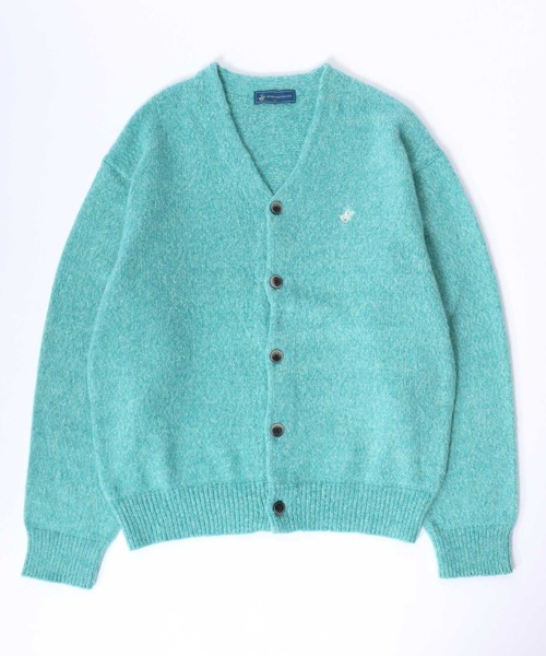 BEVERLY HILLS POLO CLUB（ビバリーヒルズポロクラブ）の「BEVERLY HILLS POLO CLUB モヘアライク ニットカーディガン ユニセックス/ワンポイント刺繍/チェック柄・無地（カーディガン/ボレロ・レディース・ベージュ/ブラック/ブルー/ブルー系その他/パープル/グリーン/ブラウン系その他/グレー系その他/レッド/イエロー系その他/グリーン系その他2/パープル系その他/ベージュ系その他/ピンク/グリーン系その他/グレー系その他3/グレー系その他2/オレンジ/ブルー系その他3/ピンク系その他/ブルー系その他2/オレンジ系その他/ブラック系その他/ブラウン系その他3/オレンジ系その他2/ホワイト×パープル/グレー系その他4/ピンク系その他2/ブラウン系その他2/グレー/グリーン系1/ブラック×ピンク/ブルー系その他4・L/M/XL）」の16枚目の写真