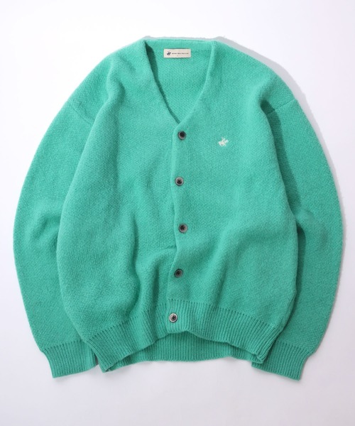 BEVERLY HILLS POLO CLUB（ビバリーヒルズポロクラブ）の「BEVERLY HILLS POLO CLUB モヘアライク ニットカーディガン ユニセックス/ワンポイント刺繍/チェック柄・無地（カーディガン/ボレロ・レディース・ベージュ/ブラック/ブルー/ブルー系その他/パープル/グリーン/ブラウン系その他/グレー系その他/レッド/イエロー系その他/グリーン系その他2/パープル系その他/ベージュ系その他/ピンク/グリーン系その他/グレー系その他3/グレー系その他2/オレンジ/ブルー系その他3/ピンク系その他/ブルー系その他2/オレンジ系その他/ブラック系その他/ブラウン系その他3/オレンジ系その他2/ホワイト×パープル/グレー系その他4/ピンク系その他2/ブラウン系その他2/グレー/グリーン系1/ブラック×ピンク/ブルー系その他4・L/M/XL）」の15枚目の写真