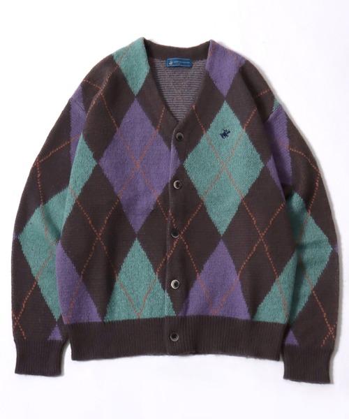 BEVERLY HILLS POLO CLUB（ビバリーヒルズポロクラブ）の「BEVERLY HILLS POLO CLUB モヘアライク ニットカーディガン ユニセックス/ワンポイント刺繍/チェック柄・無地（カーディガン/ボレロ・レディース・ベージュ/ブラック/ブルー/ブルー系その他/パープル/グリーン/ブラウン系その他/グレー系その他/レッド/イエロー系その他/グリーン系その他2/パープル系その他/ベージュ系その他/ピンク/グリーン系その他/グレー系その他3/グレー系その他2/オレンジ/ブルー系その他3/ピンク系その他/ブルー系その他2/オレンジ系その他/ブラック系その他/ブラウン系その他3/オレンジ系その他2/ホワイト×パープル/グレー系その他4/ピンク系その他2/ブラウン系その他2/グレー/グリーン系1/ブラック×ピンク/ブルー系その他4・L/M/XL）」の11枚目の写真
