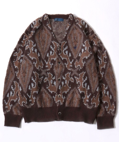 セール】BEVERLY HILLS POLO CLUB モヘヤライク起毛ニットカーディガン