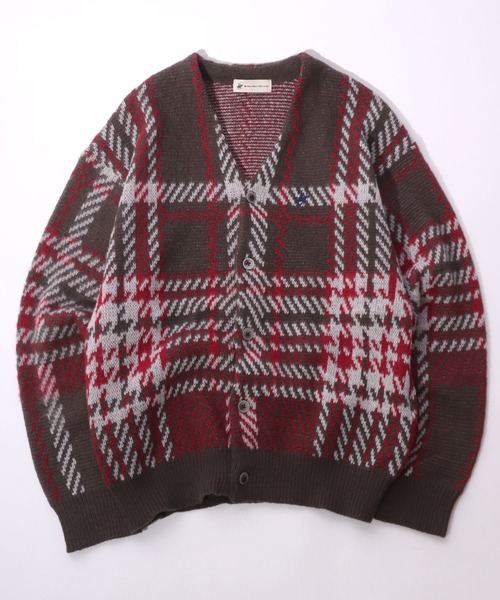 レナウン バーガンディ カーディガン&bay hill classicポロシャツ レナウン バーガンディ カーディガン&bay hill classic