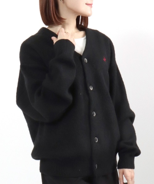 セール】BEVERLY HILLS POLO CLUB モヘアライク ニットカーディガン