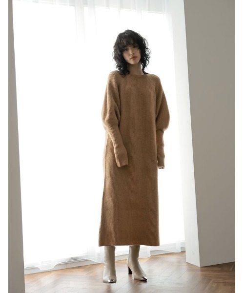 Re:EDIT（リエディ）の「[辻元舞さん着用][2023-24 WINTER COLLECTION][大きいサイズ有]スクエアトゥメタルデザインミドルブーツ（ブーツ・レディース・ベージュ/ブラック・SMALL/XX-LARGE/LARGE/MEDIUM/X-LARGE）」の13枚目の写真