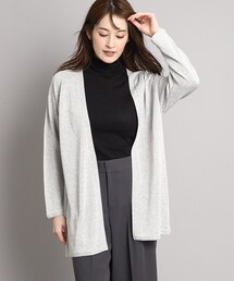 COUP DE CHANCE（クードシャンス）の「◆【イタリア糸／洗える／日本製／ホールガーメント（R）】品のある透け感とラメが美しいロングカーディガン（カーディガン/ボレロ）」