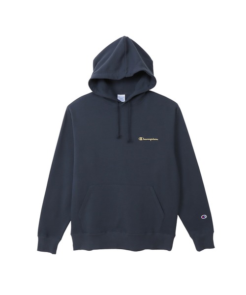 Champion(チャンピオン)の「【Champion/チャンピオン】メンズ ベーシック フーデッドスウェットシャツ(パーカー・メンズ・ブラック/ネイビー/グレー/モカ/ホワイト・MEDIUM/SMALL/X-LARGE/LARGE)」の5枚目の写真