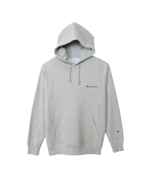 Champion(チャンピオン)の「【Champion/チャンピオン】メンズ ベーシック フーデッドスウェットシャツ(パーカー・メンズ・ブラック/ネイビー/グレー/モカ/ホワイト・MEDIUM/SMALL/X-LARGE/LARGE)」の3枚目の写真