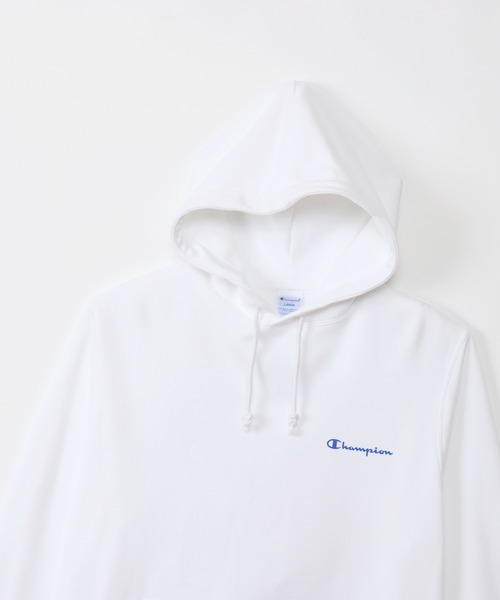 Champion(チャンピオン)の「【Champion/チャンピオン】メンズ ベーシック フーデッドスウェットシャツ(パーカー・メンズ・ブラック/ネイビー/グレー/モカ/ホワイト・MEDIUM/SMALL/X-LARGE/LARGE)」の10枚目の写真