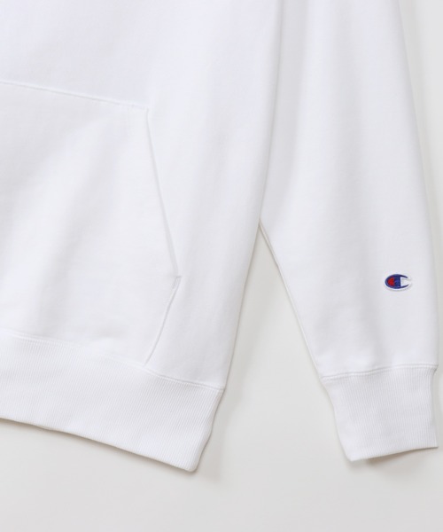 Champion(チャンピオン)の「【Champion/チャンピオン】メンズ ベーシック フーデッドスウェットシャツ(パーカー・メンズ・ブラック/ネイビー/グレー/モカ/ホワイト・MEDIUM/SMALL/X-LARGE/LARGE)」の14枚目の写真