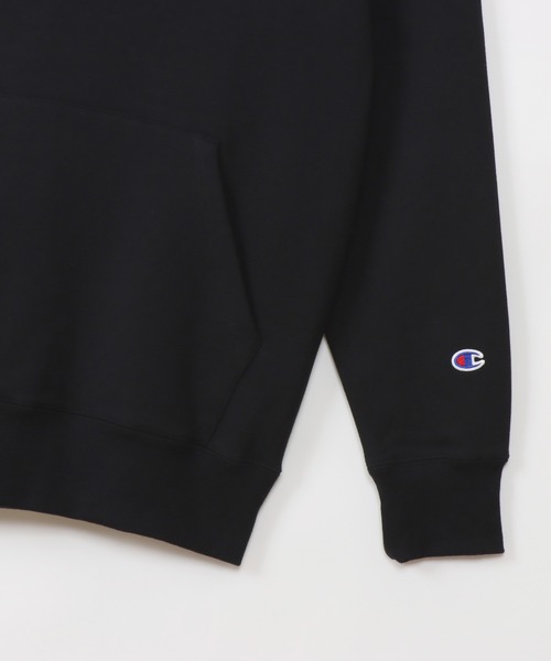 Champion(チャンピオン)の「【Champion/チャンピオン】メンズ ベーシック フーデッドスウェットシャツ(パーカー・メンズ・ブラック/ネイビー/グレー/モカ/ホワイト・MEDIUM/SMALL/X-LARGE/LARGE)」の20枚目の写真