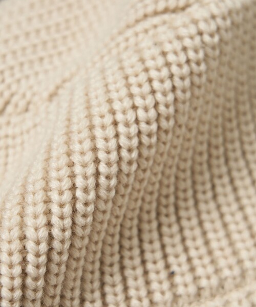 RACAL(ラカル)の「RACAL/ラカル 別注 Ear Flap Knit Cap/イヤー フラップ ニットキャップ(ニットキャップ/ビーニー・メンズ・ナチュラル/ブラック/グレイッシュベージュ/オレンジ・FREE)」の12枚目の写真