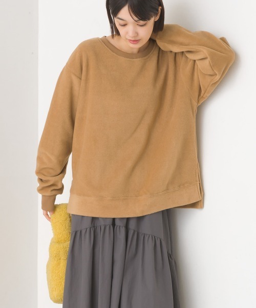 ふわふわフリースプルオーバー長袖（Tシャツ/カットソー