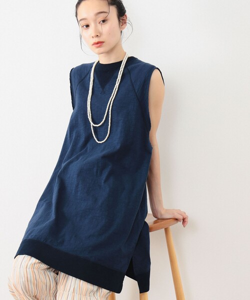 BEAMS BOY（ビームスボーイ）の「Vガゼット ノースリーブ ワンピース