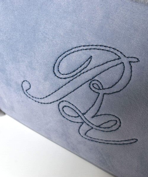 BeBe（ベベ）の「スウェード×ボアバッグ（トートバッグ・キッズ・ブルー/ベージュ・FREE）」の8枚目の写真