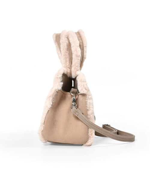 BeBe（ベベ）の「スウェード×ボアバッグ（トートバッグ・キッズ・ブルー/ベージュ・FREE）」の14枚目の写真