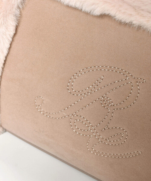 BeBe（ベベ）の「スウェード×ボアバッグ（トートバッグ・キッズ・ブルー/ベージュ・FREE）」の15枚目の写真