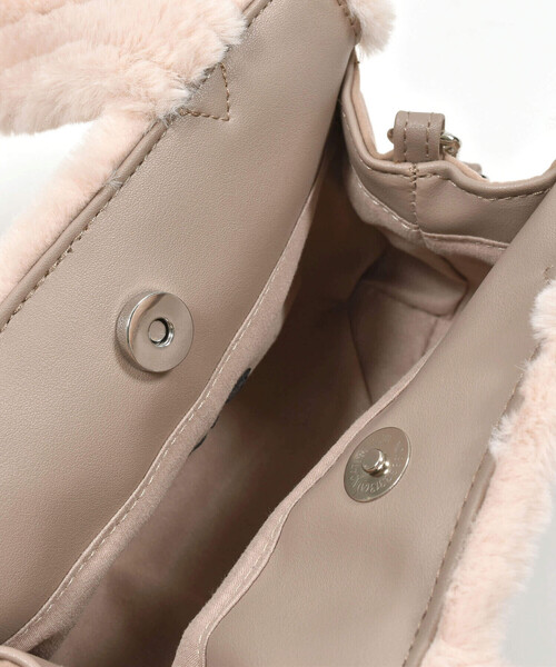 BeBe（ベベ）の「スウェード×ボアバッグ（トートバッグ・キッズ・ブルー/ベージュ・FREE）」の18枚目の写真