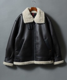 ALPHA/アルファ B-3 FAKE MOUTON JACKET フェイクムートン ミリタリージャケット