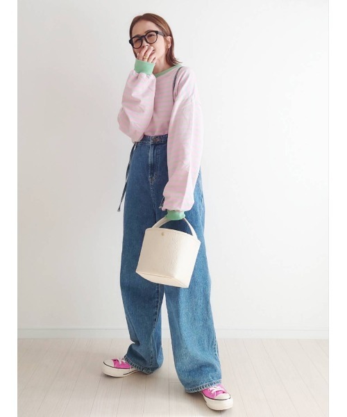 CORNERS（コーナーズ）の「スウェットカットソー（スウェット・レディース・ブラック・M）」の9枚目の写真