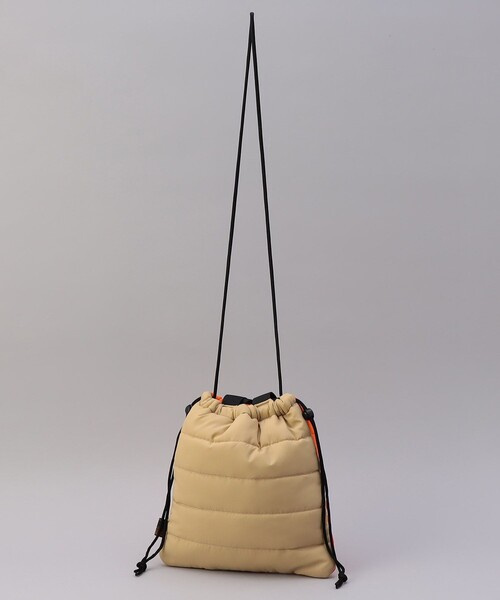 SUBLIME（サブライム）の「SUBLIME × FREAK'S STORE/サブライム × フリークスストア 別注 中綿 DRAWSTING BAG / ドローストリング ナイロン ショルダーバッグ（ショルダーバッグ・レディース・グレー/ブルー/ブラック/ベージュ・ONE SIZE）」の22枚目の写真