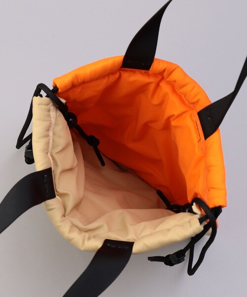 SUBLIME（サブライム）の「SUBLIME × FREAK'S STORE/サブライム × フリークスストア 別注 中綿 DRAWSTING BAG / ドローストリング ナイロン ショルダーバッグ（ショルダーバッグ・レディース・グレー/ブルー/ブラック/ベージュ・ONE SIZE）」の11枚目の写真