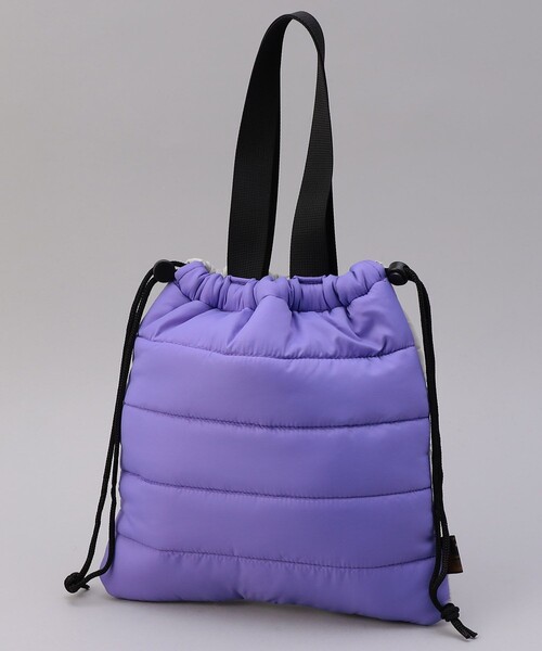 SUBLIME（サブライム）の「SUBLIME × FREAK'S STORE/サブライム × フリークスストア 別注 中綿 DRAWSTING BAG / ドローストリング ナイロン ショルダーバッグ（ショルダーバッグ・レディース・グレー/ブルー/ブラック/ベージュ・ONE SIZE）」の17枚目の写真