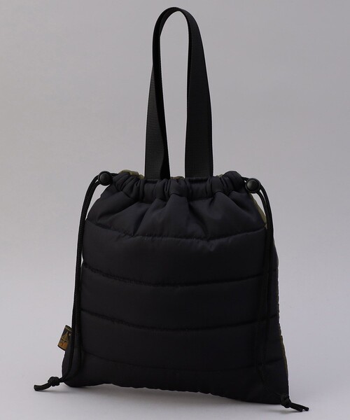 SUBLIME（サブライム）の「SUBLIME × FREAK'S STORE/サブライム × フリークスストア 別注 中綿 DRAWSTING BAG / ドローストリング ナイロン ショルダーバッグ（ショルダーバッグ・レディース・グレー/ブルー/ブラック/ベージュ・ONE SIZE）」の18枚目の写真