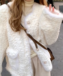 ノーカラージャケット（フェイクファー）ファッション通販 - ZOZOTOWN